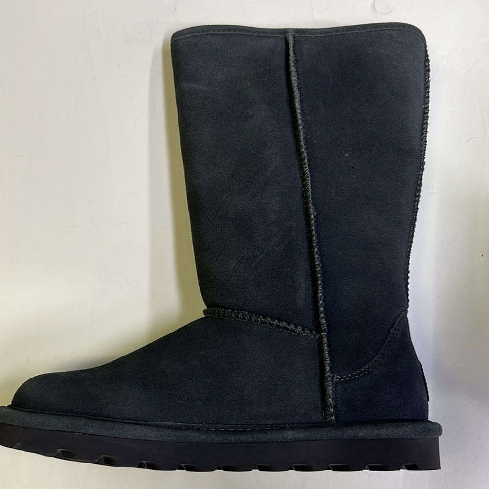 Bearpaw women’s winter suede charcoal Elle tall boots 10 - Picture 4 of 9